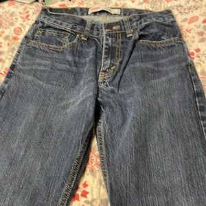 Levi’s mens 505 blue jeans 25Wx27L (14slim)